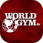 world gym android application logo